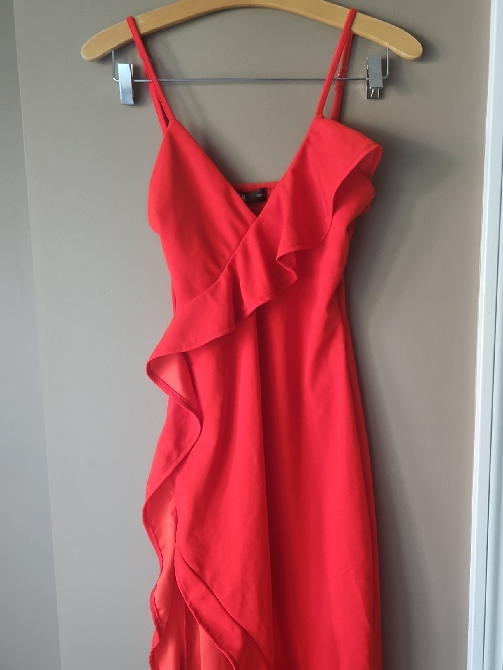 CBR Ruffle Slit Summer Dress
